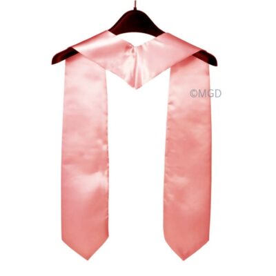 ''Baby Pink Graduation Stole''>