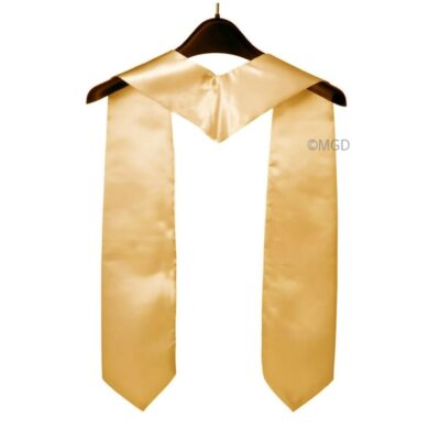 ''Cream Graduation Stole''>