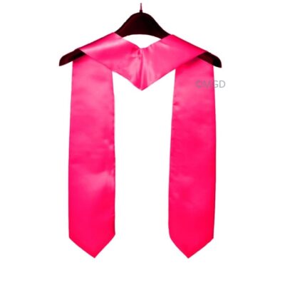 ''Dark Pink Graduation Stole''>