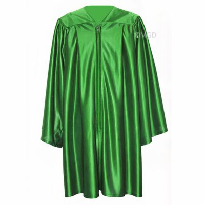 ''Green Shiny Primary School Graduation Gown''>