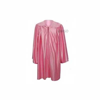 ''Pink Shiny Nursery Graduation Gown''>