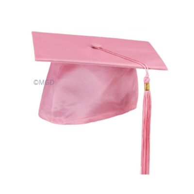 ''Pink Shiny Primary School Graduation Cap''>