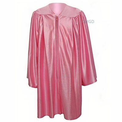 ''Pink Shiny Primary School Graduation Gown''>