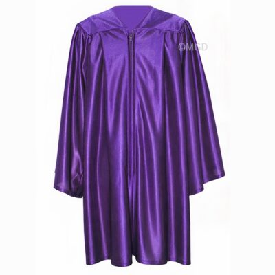 ''Purple Shiny Primary School Graduation Gown''>