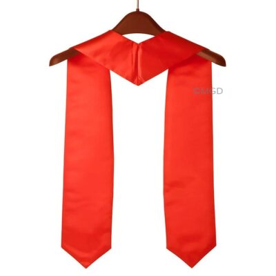 ''Red Graduation Stole''>