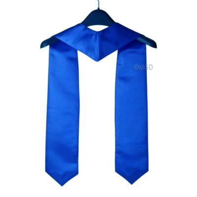 ''Royal Blue Graduation Stole''>