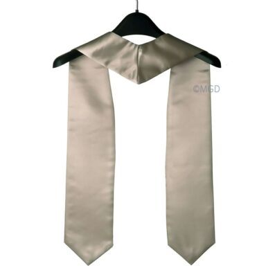 ''Silver Graduation Stole''>