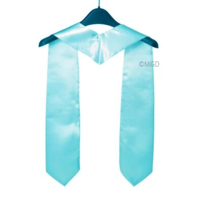 ''Sky Blue Graduation Stole''>