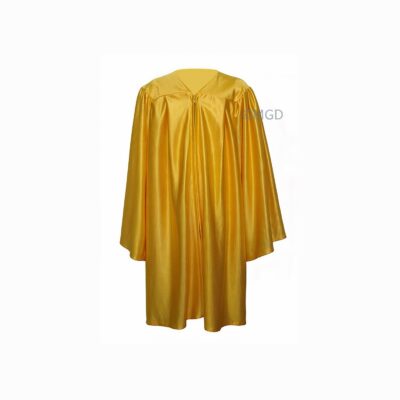 ''Yellow Shiny Nursery Graduation Gown''>